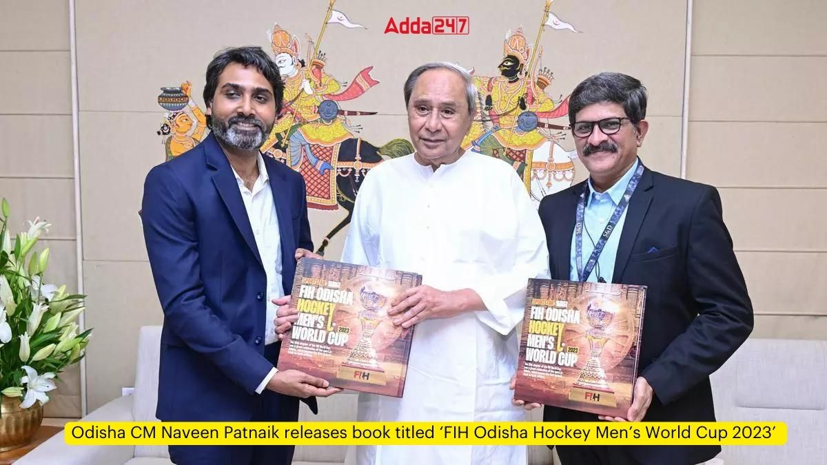 Odisha Cm Naveen Patnaik Releases Book Titled Fih Odisha Hockey Men S