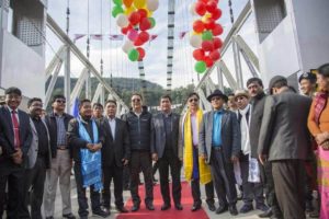 अरुणाचल प्रदेश में भारत का सबसे लंबा सिंगल लेन स्टील केबल ब्रिज खोला गया |_40.1