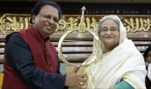 Bangladesh PM receives Dr Kalam Smriti International Excellence Award_50.1