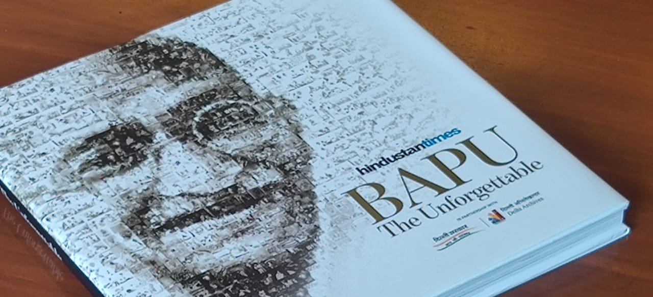 Delhi's Deputy CM Manish Sisodia launches a book "Bapu-The unforgettable"