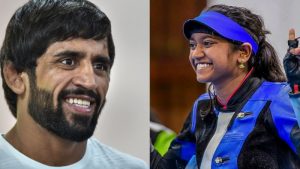 Bajrang Punia, Elavenil Valarivan bag Sportsperson of the Year awards_4.1