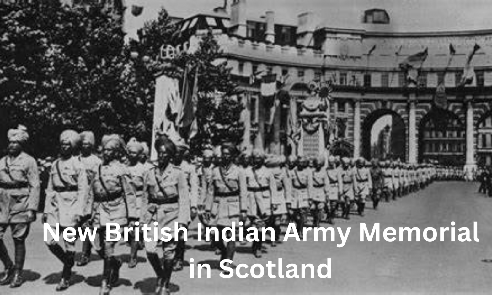 New British Indian Army Memorial in Scotland