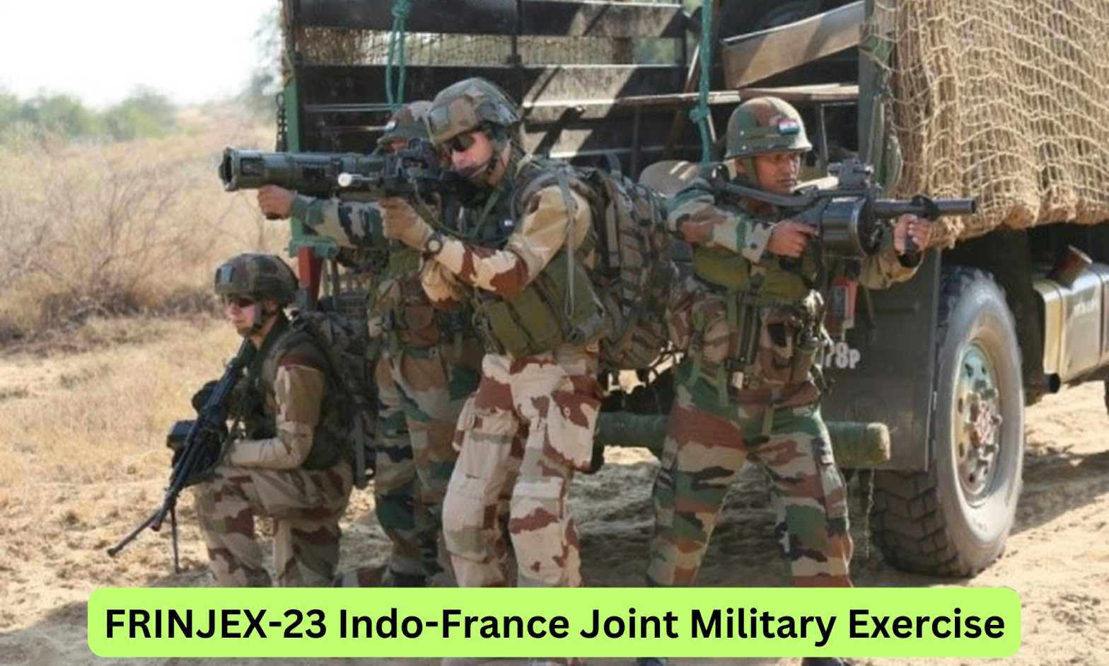 FRINJEX-23 Indo-France Joint Military Exercise