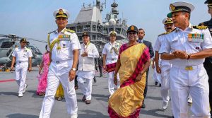 INS Dronacharya Receives Prestigious President Droupadi Murmu's Colour Award_4.1