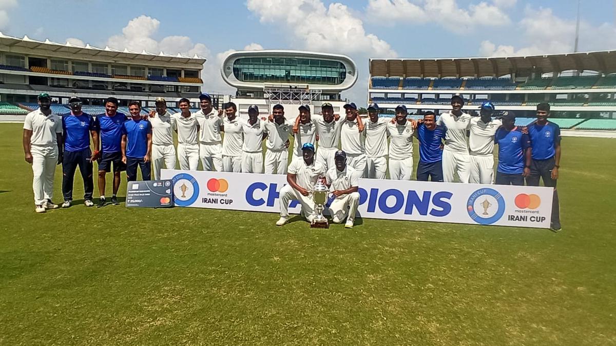 Irani Cup 202223 final Rest of India crowned champions