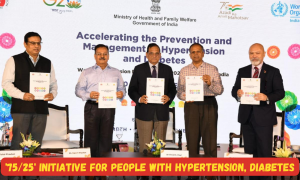 '75/25' initiative for people with hypertension, diabetes