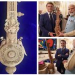 What did PM Modi gift to French President Macron and other France leaders?