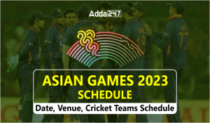 Asian Games 2023 Schedule