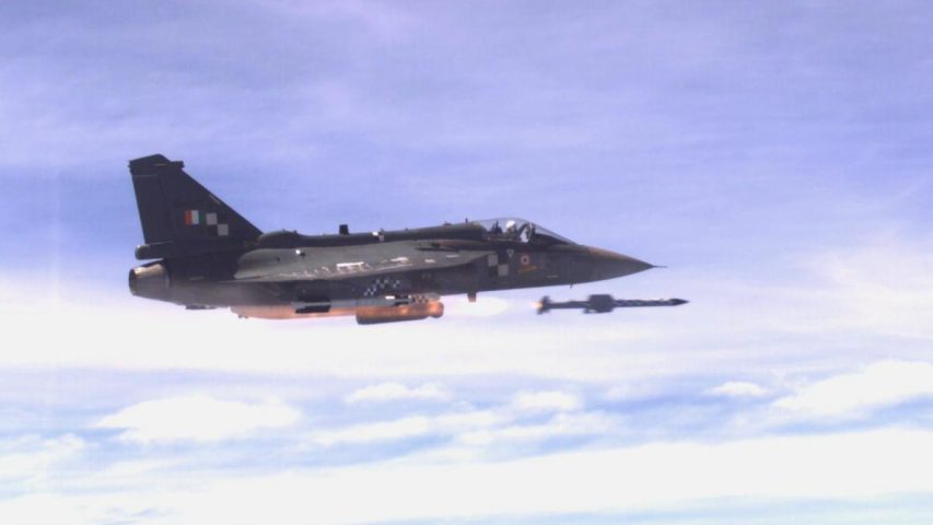 LCA Tejas Successfully Test-Fires Astra Beyond Visual Range Air-To-Air Missile