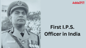 First I.P.S. Officer in India