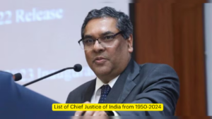 List of Chief Justice of India from 1950-2024