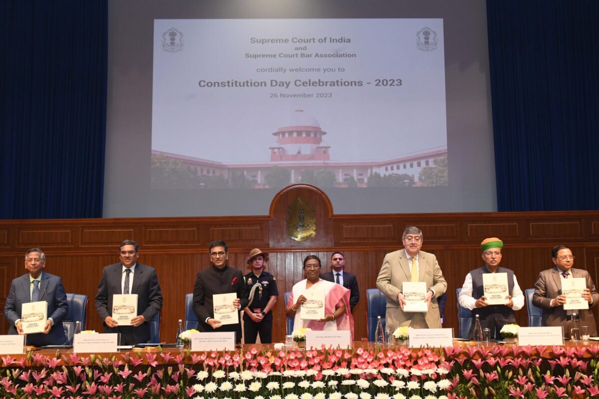 President Droupadi Murmu Unveils Dr. B.R. Ambedkar's Statue At Supreme Court