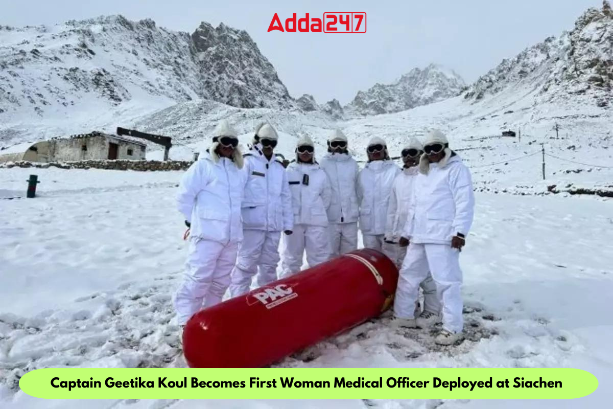 Captain Geetika Koul Becomes First Woman Medical Officer Deployed at Siachen