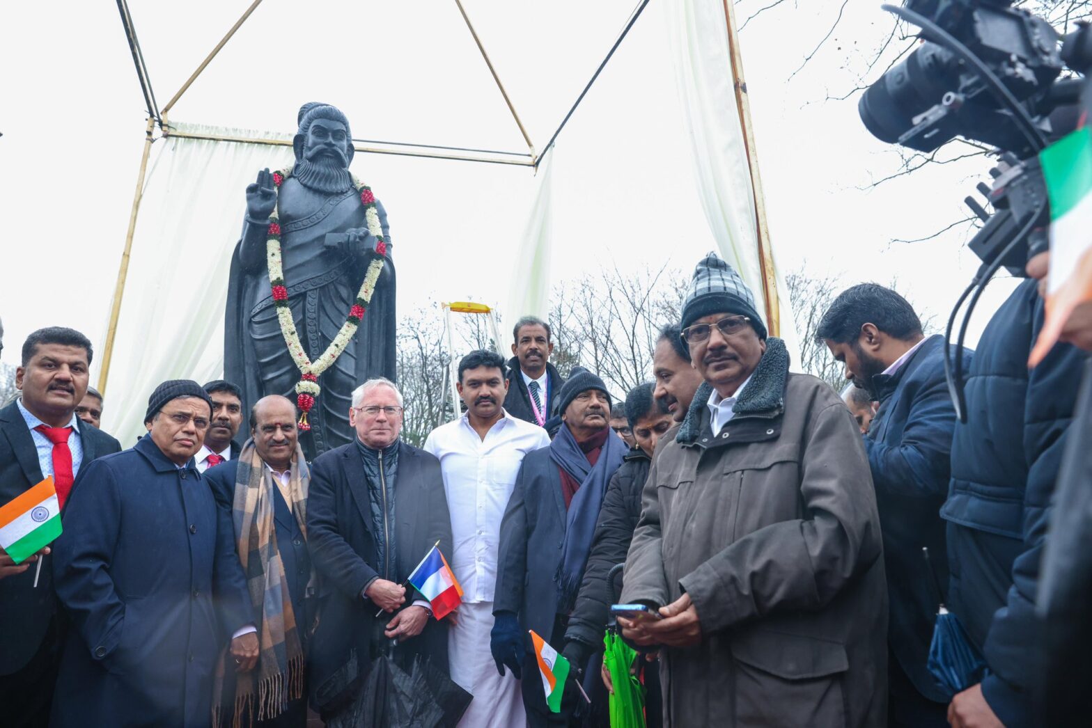 Statue Of Tamil Icon 'Thiruvalluvar' Unveiled In France