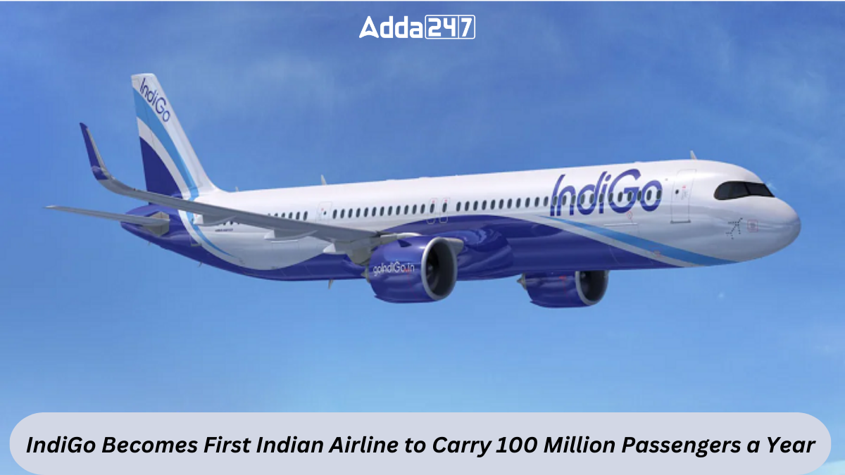 IndiGo Becomes First Indian Airline to Carry 100 Million Passengers a Year