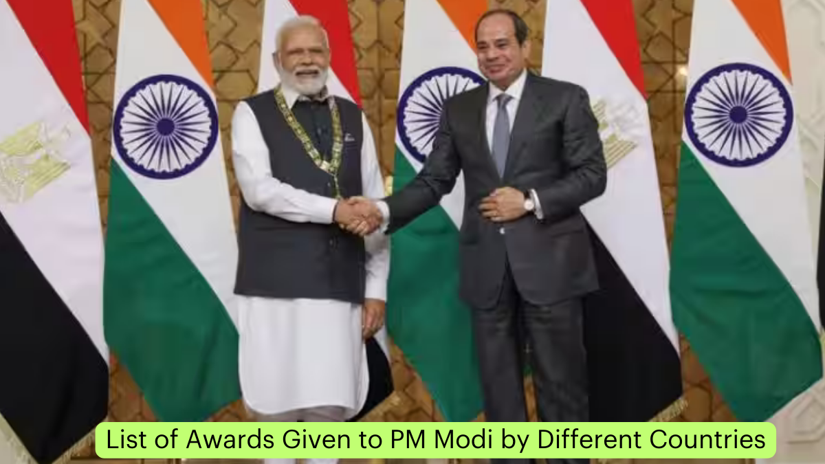 Recap 2023- List of Awards Given to PM Modi by Different Countries