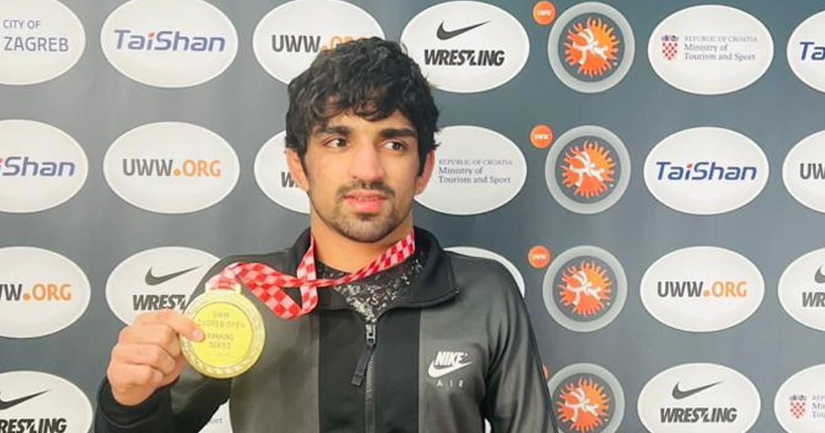 Aman Sherawat Secures 57kg Gold In 2024 Zagreb Open singles