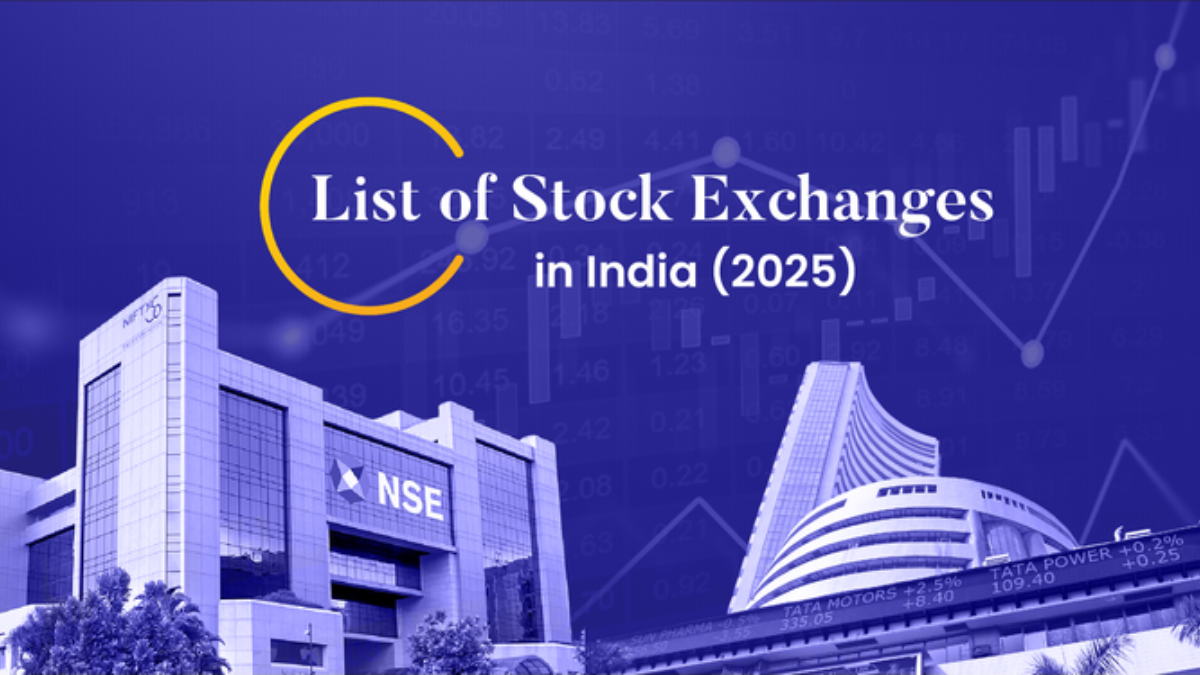 Major Stock Exchange in India 2025, List of Stock Exchanges in India