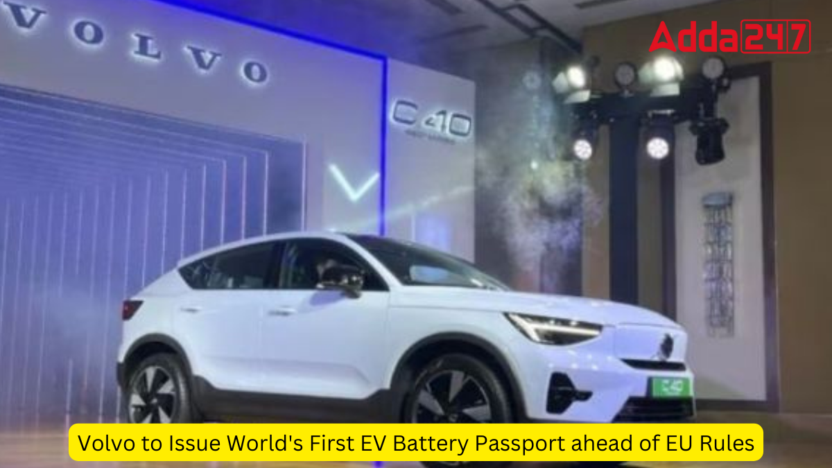 Volvo to Issue World's First EV Battery Passport ahead of EU Rules