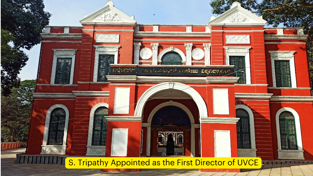 S. Tripathy Appointed as the First Director of UVCE