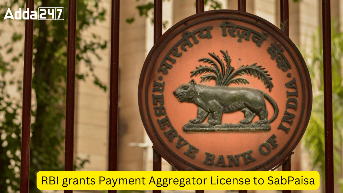 RBI grants Payment Aggregator License to SabPaisa