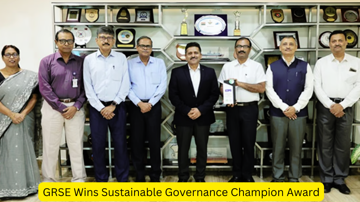GRSE Wins Sustainable Governance Champion Award