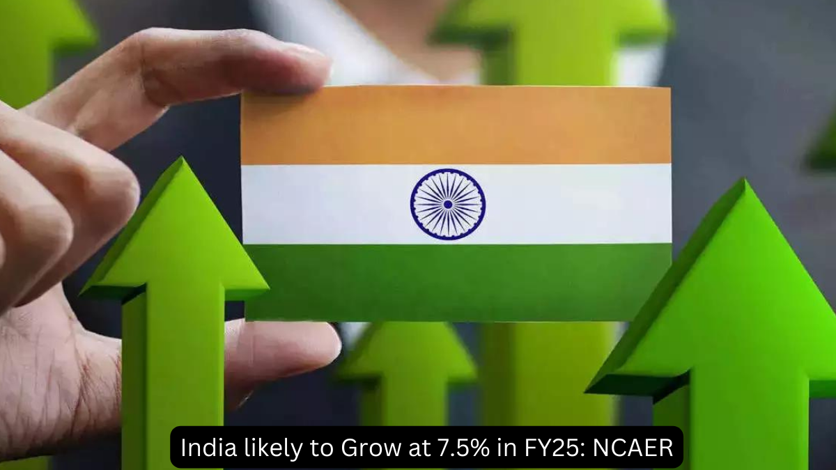 India likely to Grow at 7.5% in FY25: NCAER