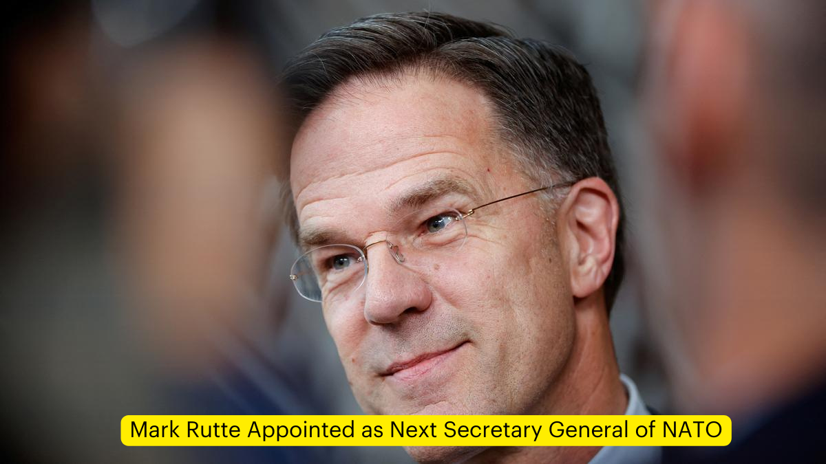 Mark Rutte Appointed as Next Secretary General of NATO