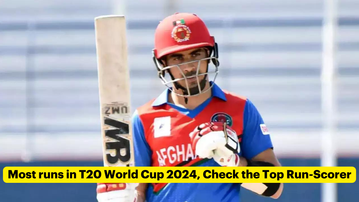 Most runs in T20 World Cup 2024, Check the Top Run-Scorer