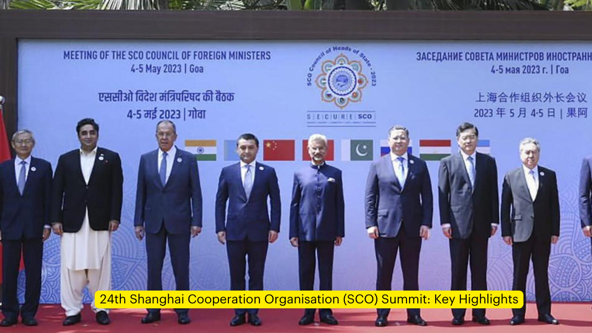 24th Shanghai Cooperation Organisation (SCO) Summit: Key Highlights
