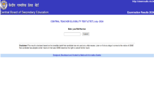 CTET Result 2024 Out at ctet.nic.in, Direct Download Link Here