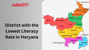 District with the Lowest Literacy Rate in Haryana