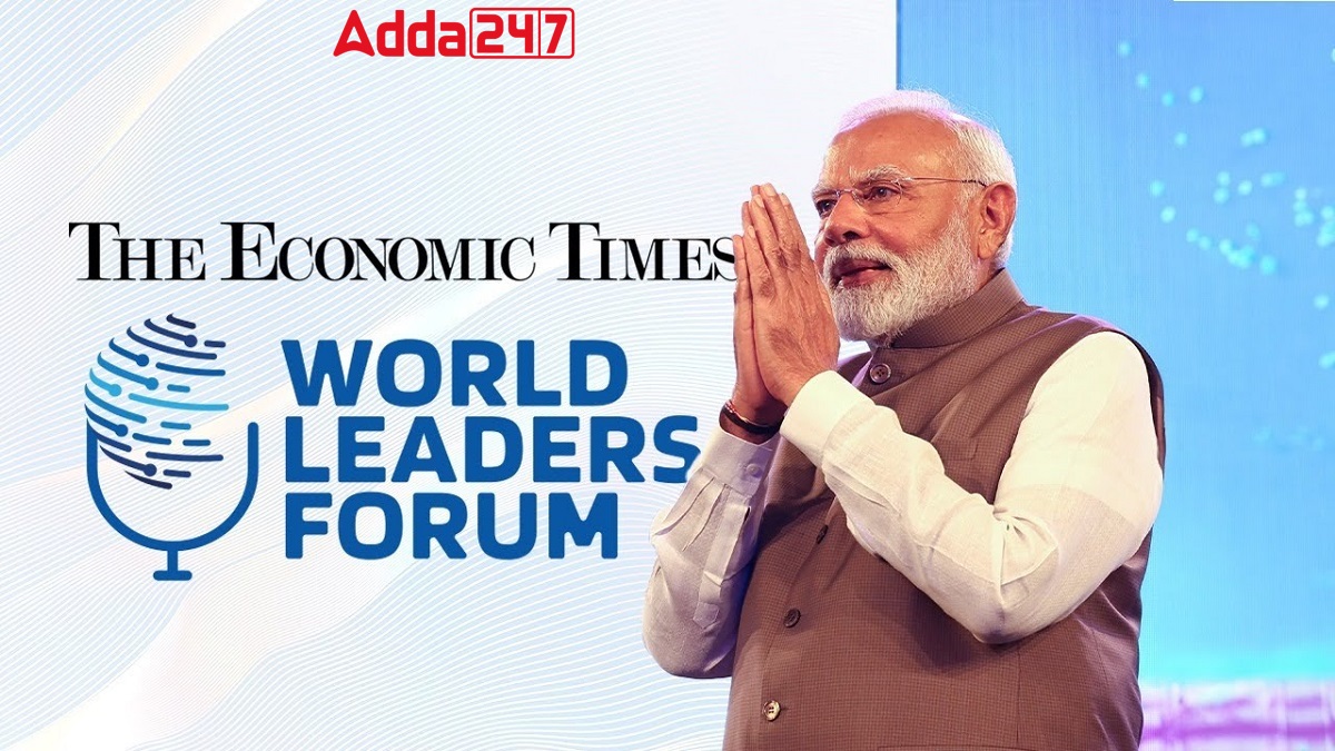 PM Modi's Address at Economic Times World Leaders Forum