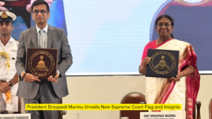 President Droupadi Murmu Unveils New Supreme Court Flag and Insignia