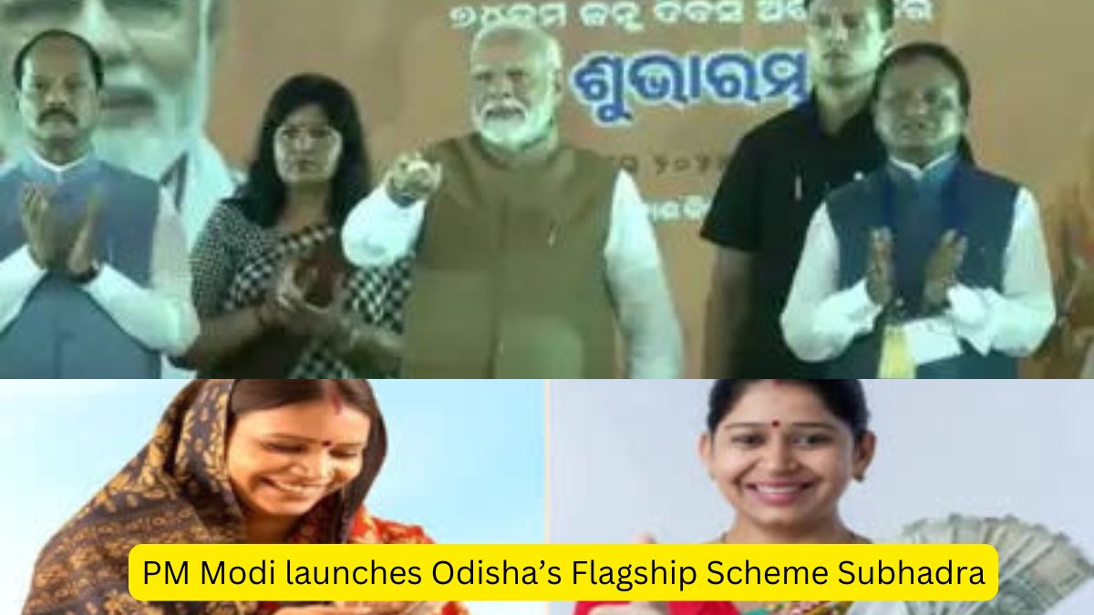 PM Modi launches Odisha’s Flagship Scheme Subhadra