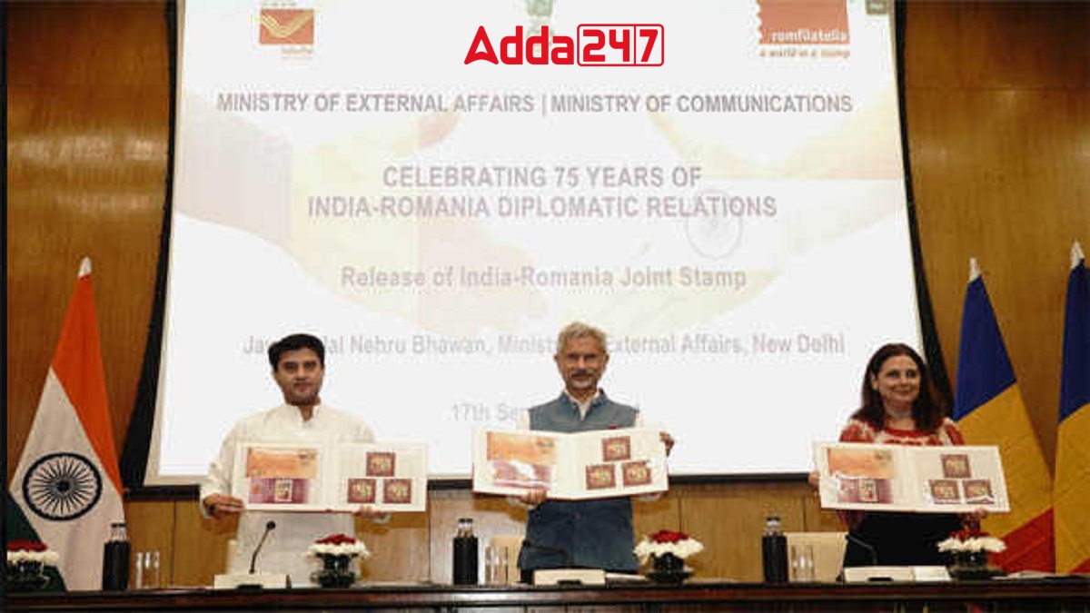 India-Romania Mark 75 Years of Diplomacy with Commemorative Stamps