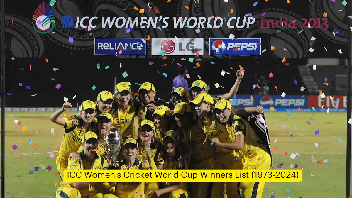 ICC Women's Cricket World Cup Winners List (1973-2024)