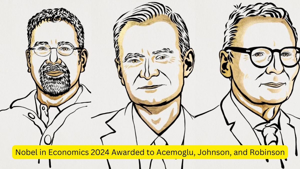 Nobel in Economics 2024 Awarded to Acemoglu, Johnson, and Robinson