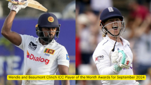 Mendis and Beaumont Clinch ICC Player of the Month Awards for September 2024