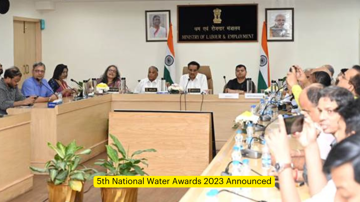 5th National Water Awards 2023 Announced, Check Complete List of Winners