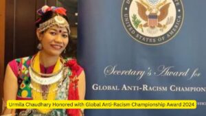 Urmila Chaudhary Honored with Global Anti-Racism Championship Award 2024