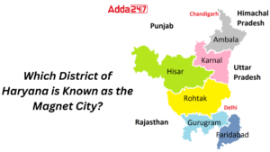 Which District of Haryana is Known as the Magnet City?