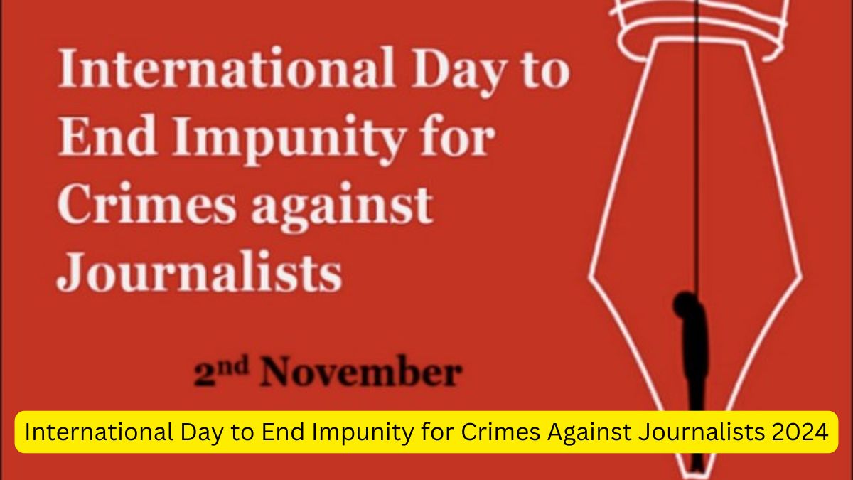 International Day to End Impunity for Crimes Against Journalists 2024