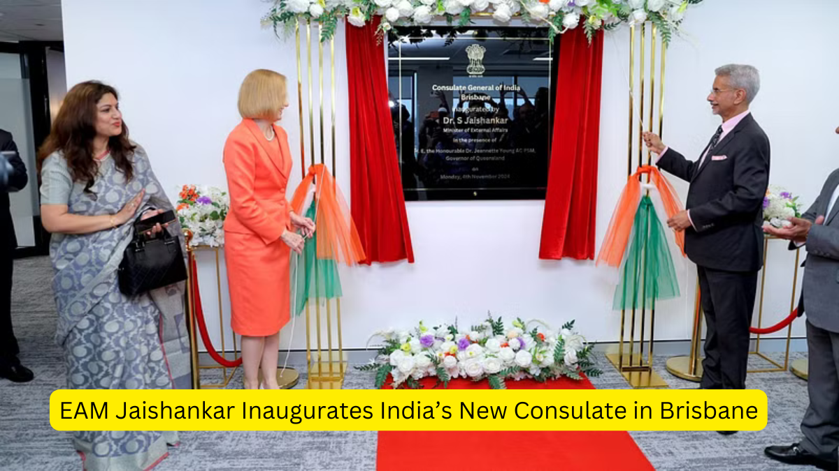 EAM Jaishankar Inaugurates India’s New Consulate in Brisbane