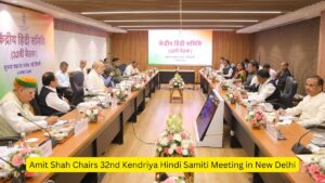 Amit Shah Chairs 32nd Kendriya Hindi Samiti Meeting in New Delhi