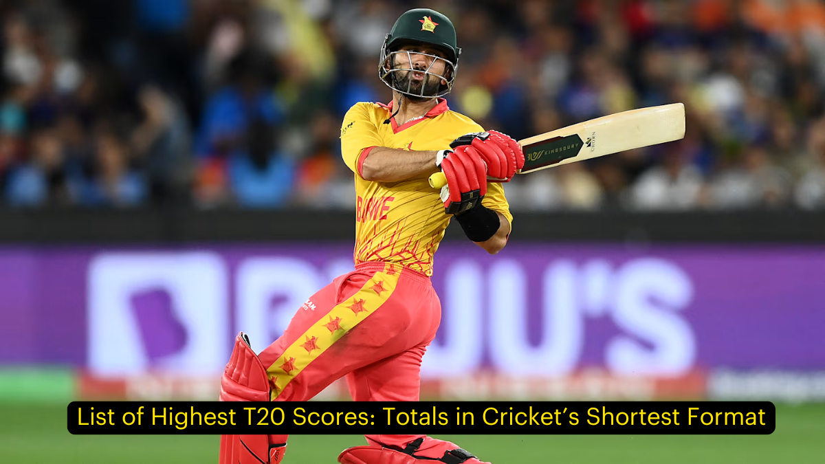 List of Highest T20 Scores: Totals in Cricket’s Shortest Format