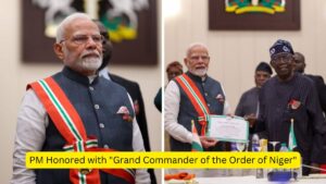 PM Honored with Grand Commander of the Order of Niger