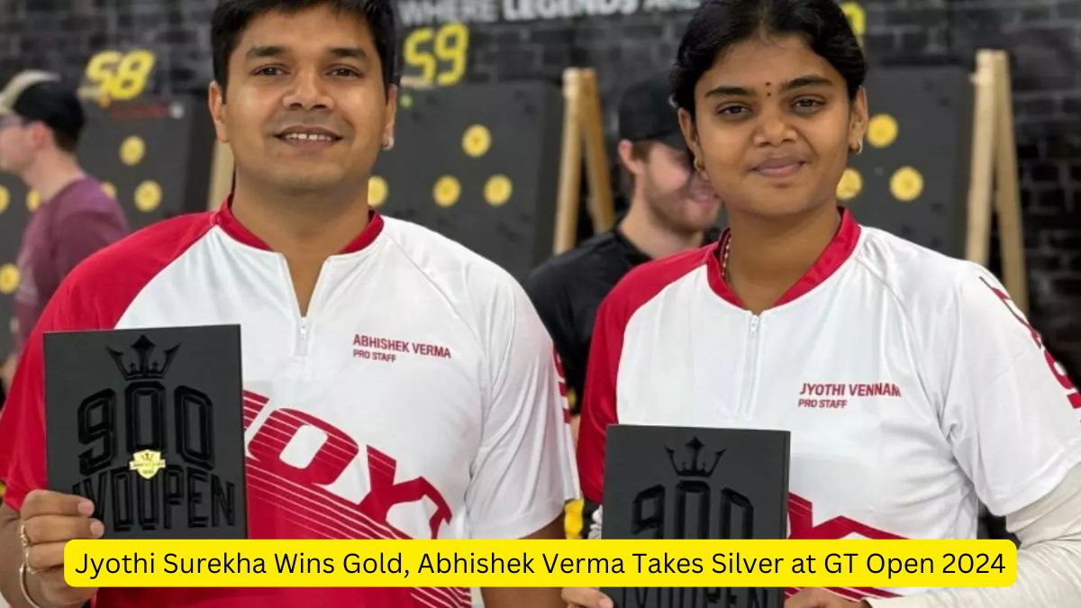 Jyothi Surekha Wins Gold, Abhishek Verma Takes Silver at GT Open 2024