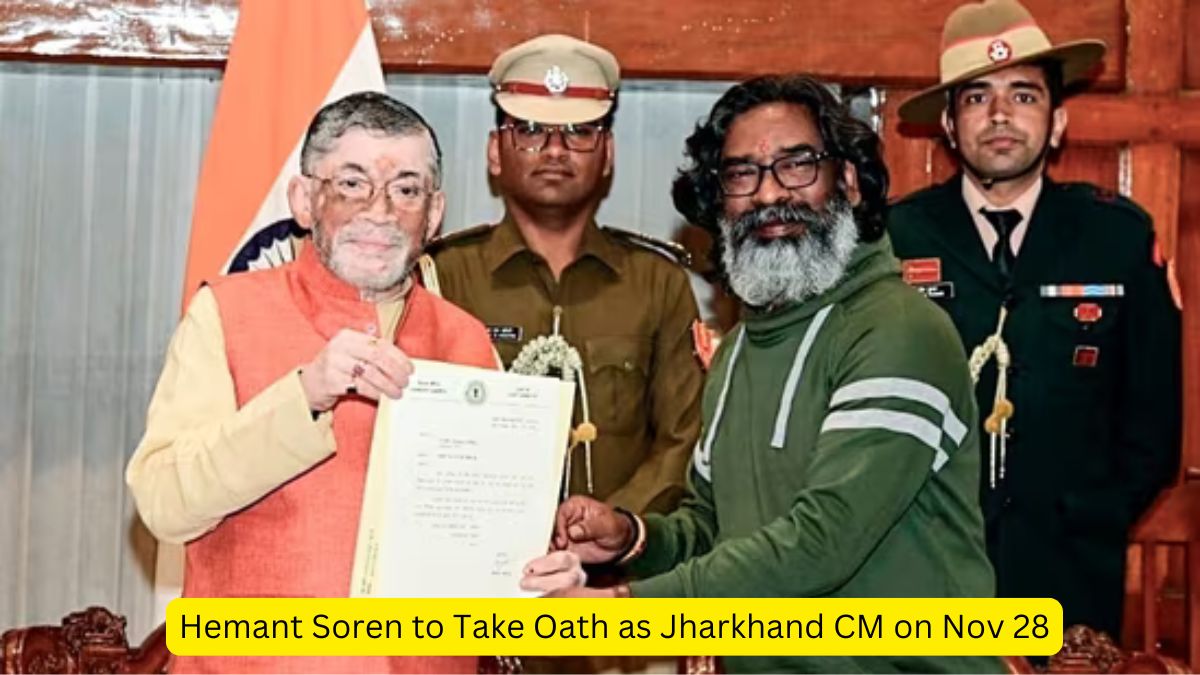 Hemant Soren to Take Oath as Jharkhand CM on Nov 28