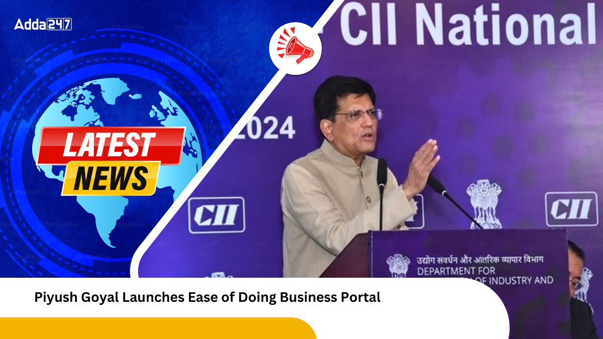 Piyush Goyal Launches Ease of Doing Business Portal